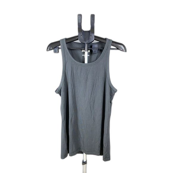 SKIMS Black Tank Top Women’s Size 2X | Stretch Slim Fit Sleeveless Shirt - Picture 2 of 7